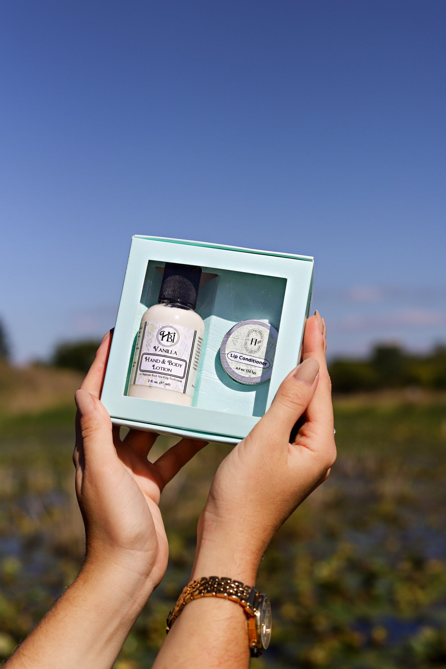 Lotion & Lip Conditioner Gift Box Bundle of 3