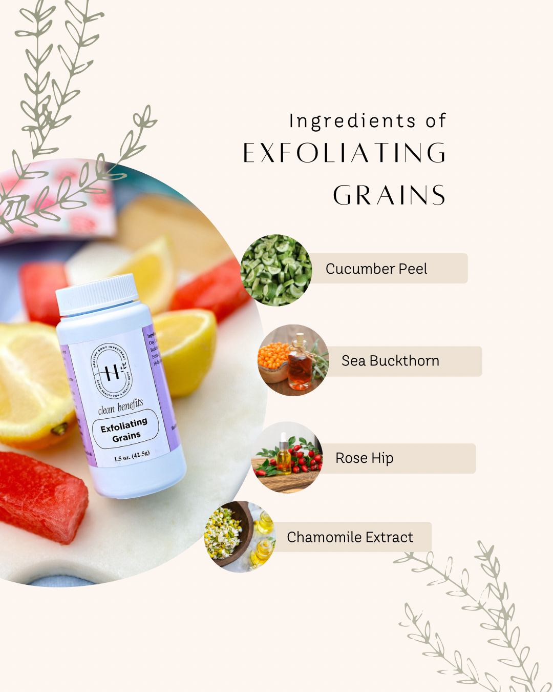 Exfoliating Grains