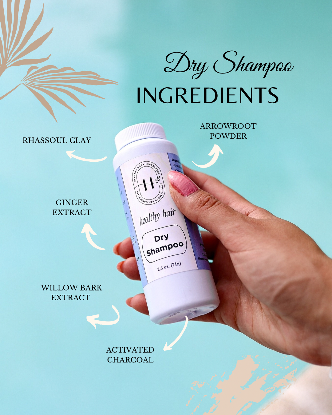 Dry Shampoo - With Moonstone Crystal