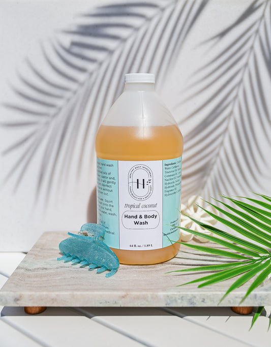 Hand and body soap half-gallon for gentle daily cleansing and hydration