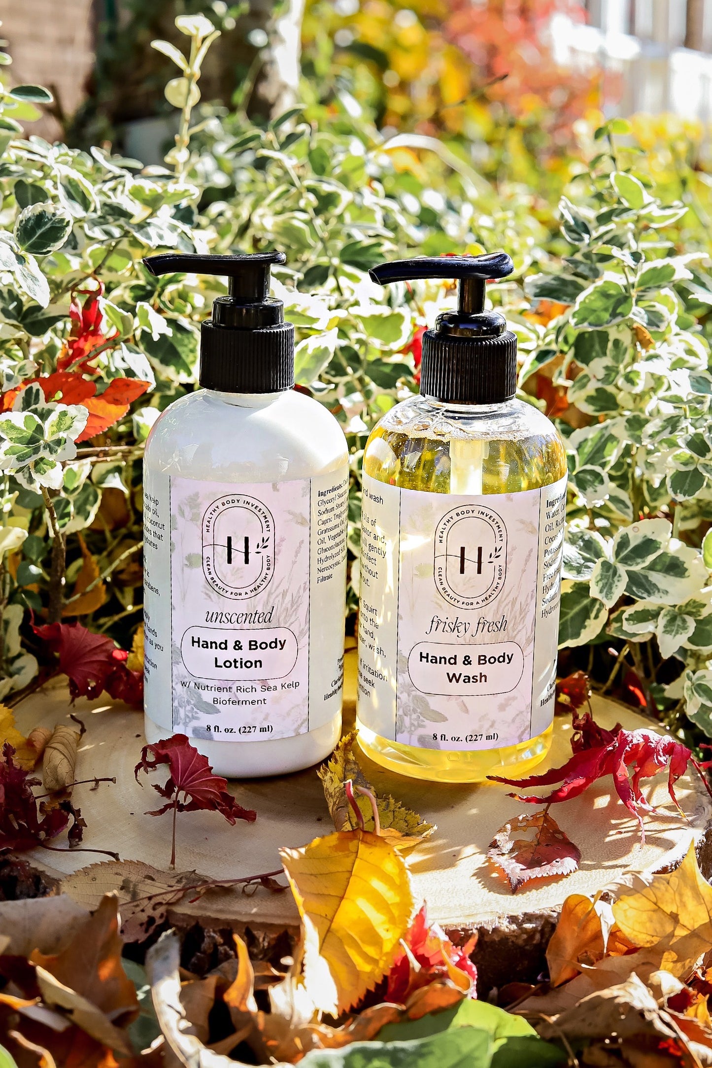 Hand & Body Wash With Lotion Set