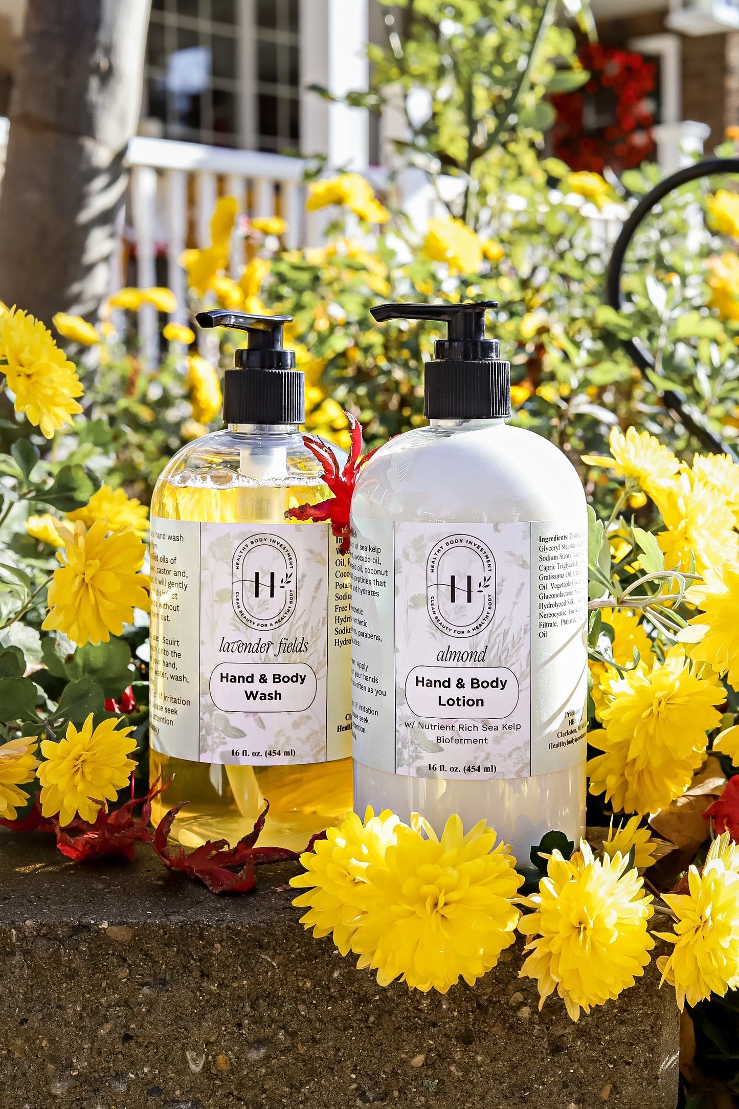 Hand & Body Wash With Lotion Set